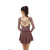 Jerry's Ice Skating Dress - 539 Sequins & Satin (Tawny Rose)