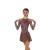 Jerry's Ice Skating Dress - 539 Sequins & Satin (Tawny Rose)