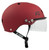 S1 Visor Lifer Helmet - Blood Red Matte w/ Clear Visor