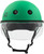 S1 Visor Lifer Helmet - Kelly Green Matte w/ Clear Visor