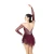 Jerry's Ice Skating Dress - Aurora AA006 Dripping Diamonds Dress - Wine