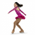 Jerry's Ice Skating Dress - Aurora AJ347 Strands of Crystals Dress - Deep Pink