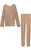 Daydance Active Nude Kids Girls Base Layers Set Tan Active Undergarments for Dance