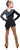IceDress Figure Skating Dress - Thermal - Charm (Black with Pale Blue)