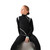 IceDress - Thermal Figure Skating  Outfit  - Orion (Black and Silver)