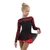 IceDress Figure Skating Dress - Thermal - Harmony (Black with Hot Coral)
