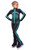 IceDress Figure Skating Outfit - Thermal - Jump (Dark-Grey with Mint stripes)