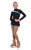 IceDress Figure Skating Dress-Thermal -  Lasso(Black with Blue)