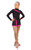 IceDress Figure Skating Dress-Thermal -  Lasso(Black with Fuchsia)