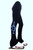 Polartec  Ice Skating Pants with blue crystals "Layback" applique