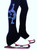 Polartec  Ice Skating Pants with blue crystals "Layback" applique 2nd view