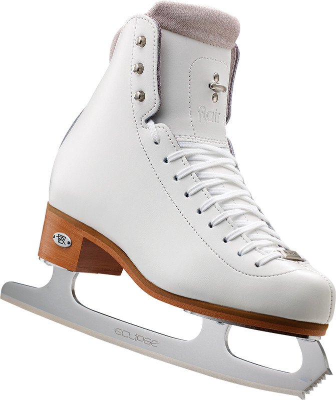 Riedell Model 910 Flair Ladies Ice Skates (Size 4, Wide, Cosmos Blades)