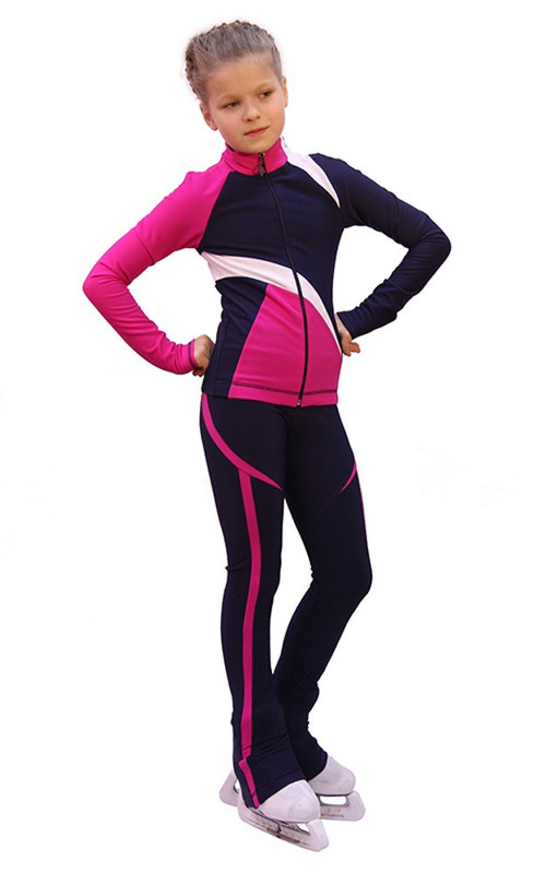 IceDress - IceDress Figure Skating Thermal Jacket - Split (Blue)