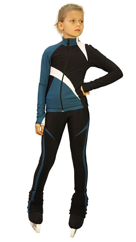 IceDress - IceDress Figure Skating Thermal Jacket - Split (Turquoise)