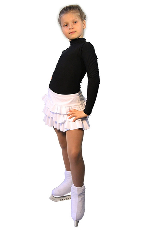 IceDress - Figure Skating Skirts - Lambada (White)