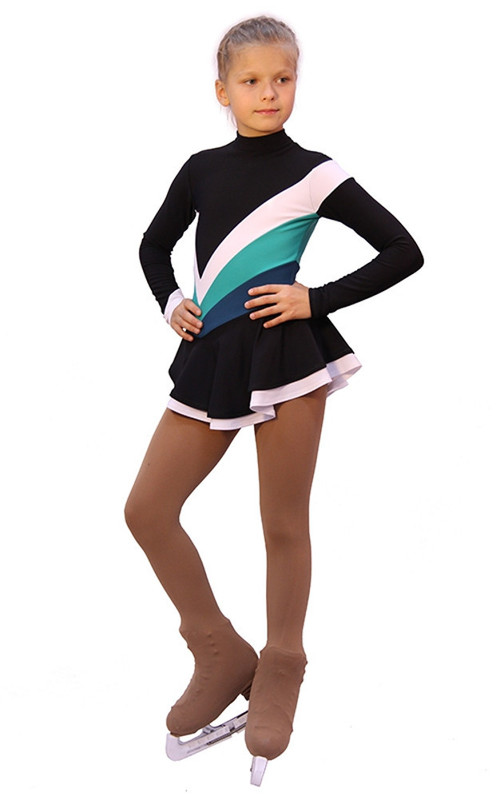 IceDress Figure Skating Dress - Thermal - Camel Spin (White, Mint, Turquoise)