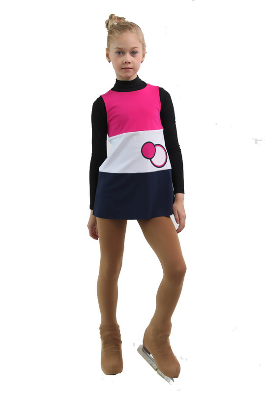 IceDress - Thermal Sundress - Rainbow (Fuchsia, White, Dark Blue)
