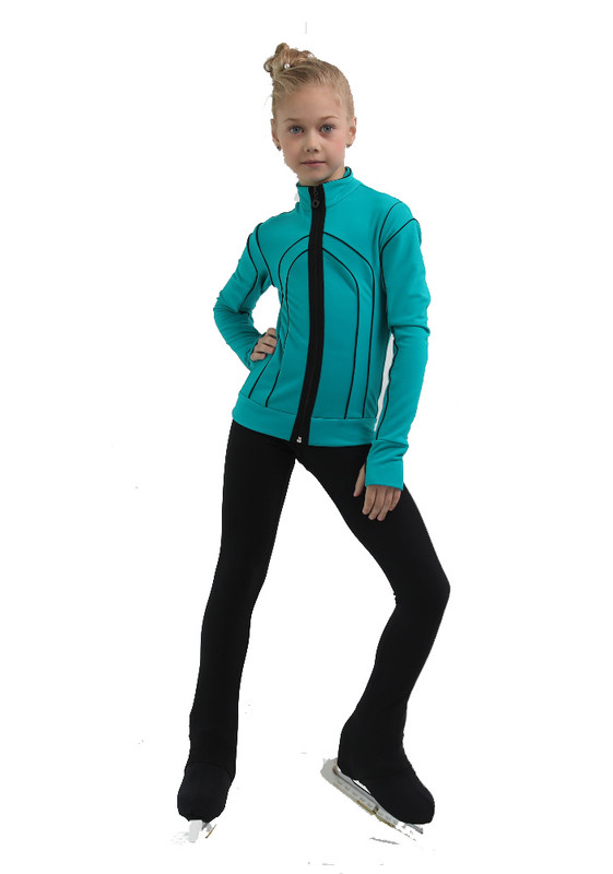 IceDress Figure Skating Jacket - Thermal - Kant (Mint with Black)