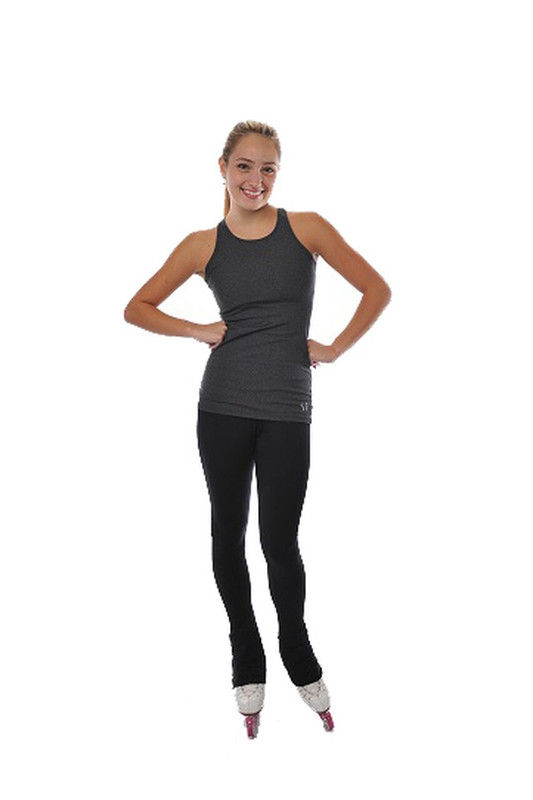Savvy Skater X-Long Colored Racerback Ice Skating Tank Size Adult Small Color Red Clearance
