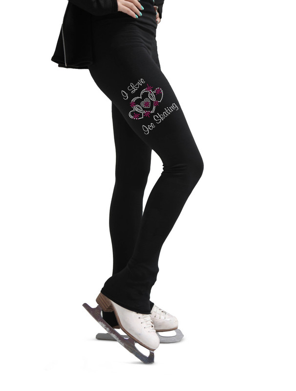 Kami-So Ice Skating Pants - I Love Figure Skating (Size AM)