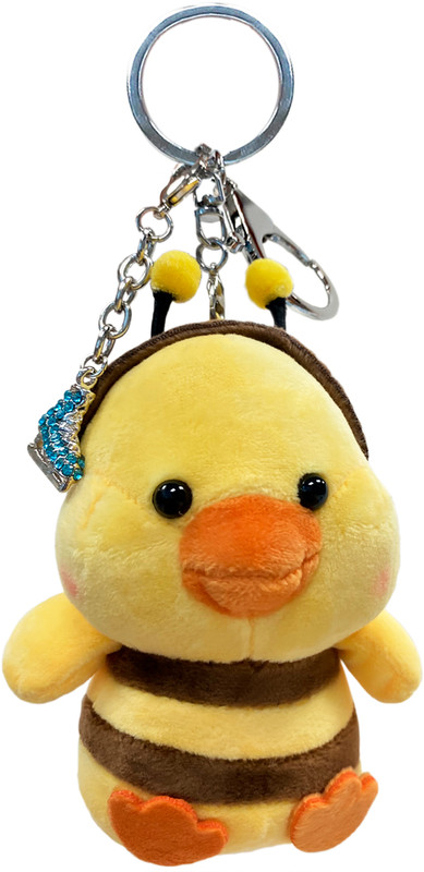 ChloeNoel Cute Animal Key Chain w/ Crystal Skates - Bee