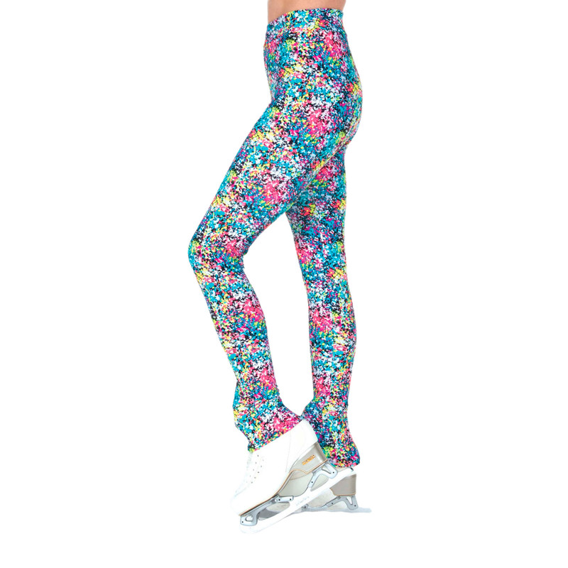 Jerry's S126 Colour Crackle Print Figure Skating Legging