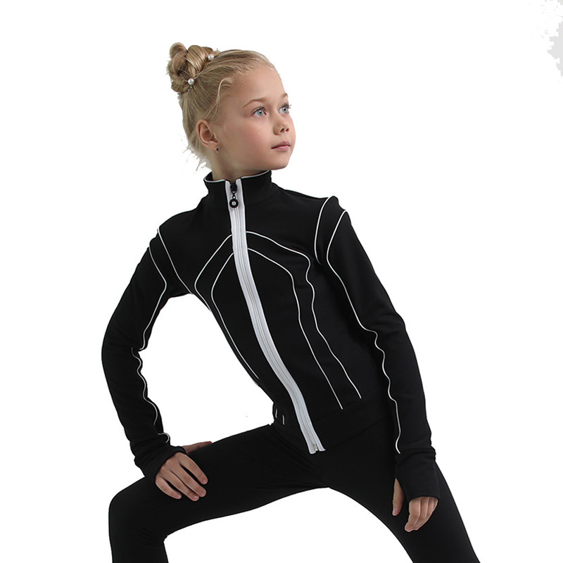 Special Deal - IceDress Ice Skating Jacket - Thermal - Kant (Size CS, Black with White)