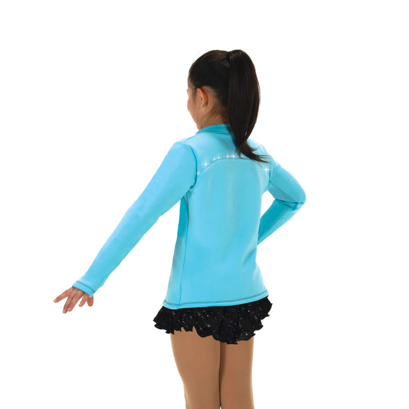 Jerry's S222 Fleece Sparkle Seam Jacket - Tiffany Blue