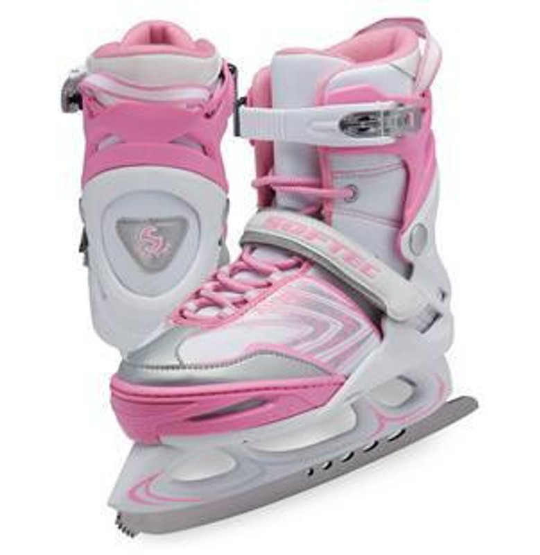 Ice Skates Vibe Adjustable XP1000 - Pink- Size M Only (Refurbished)