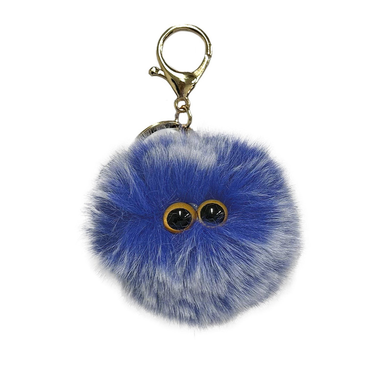 Kami-So Fluffy Keychain - Blue