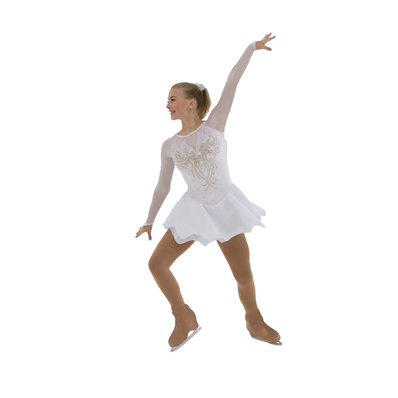 Jerry's Ice Skating Dress -Aurora AA078 Whispers of Gold Dress