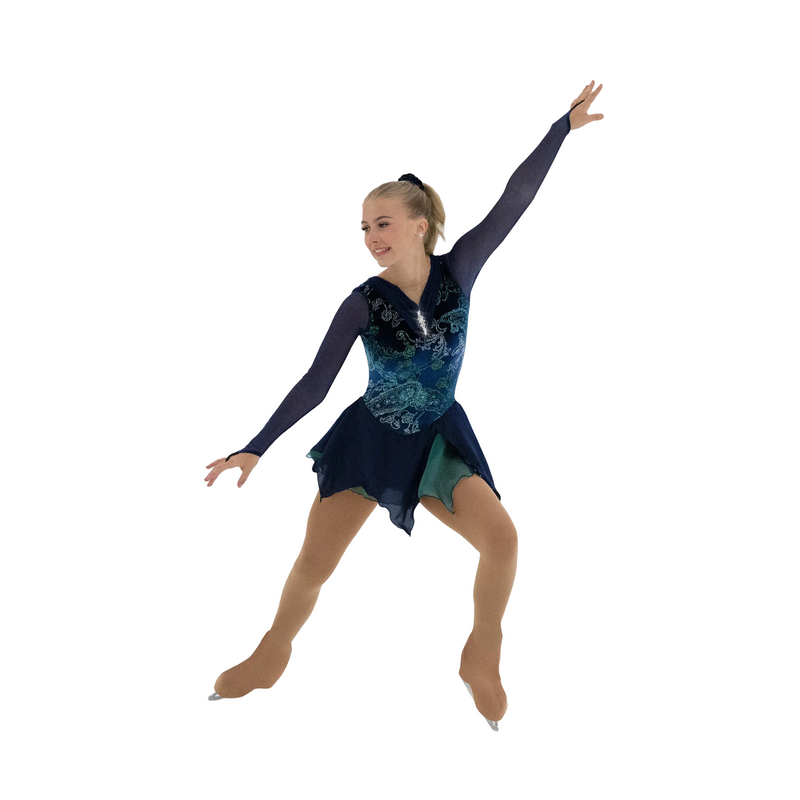 Jerry's Ice Skating Dress - 530 Sapphires & Emeralds Dress