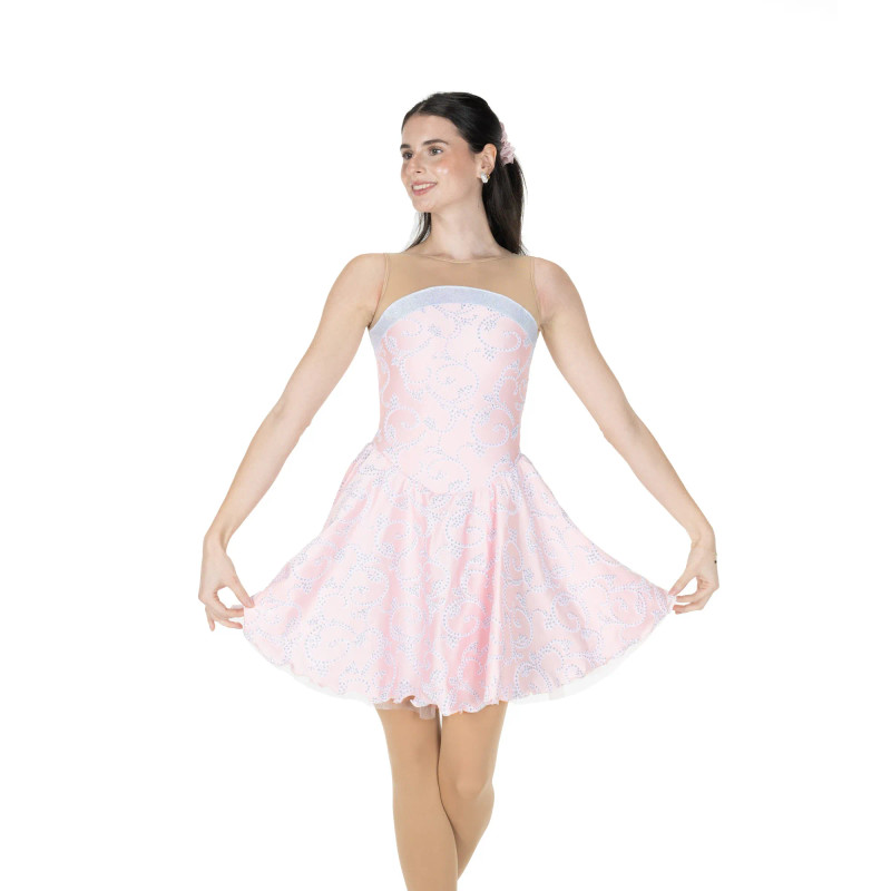 Jerry's Ice Skating Dress - 120 Swishy Swing Dress - Pearl Pink