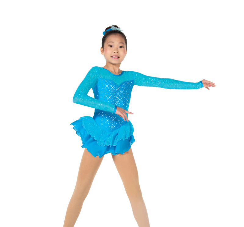 Jerry's Ice Skating Dress - 614 Crystal Kisses Dress (Turquoise)