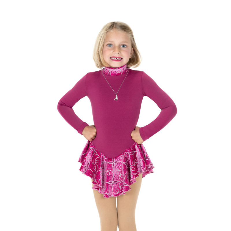 Jerry's Ice Skating Dress - 696 Fancy Fleece Dress (Deep Pink)