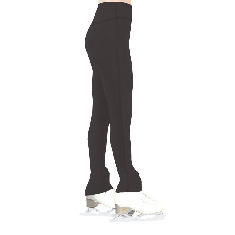 Jerry's 388 High Waist Fleece Figure Skating Leggings - Black Size : Adult Small