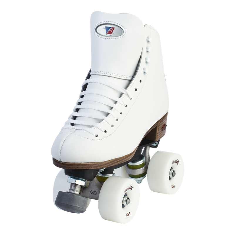 Riedell Quad Roller Skates - 120 Raven (White)