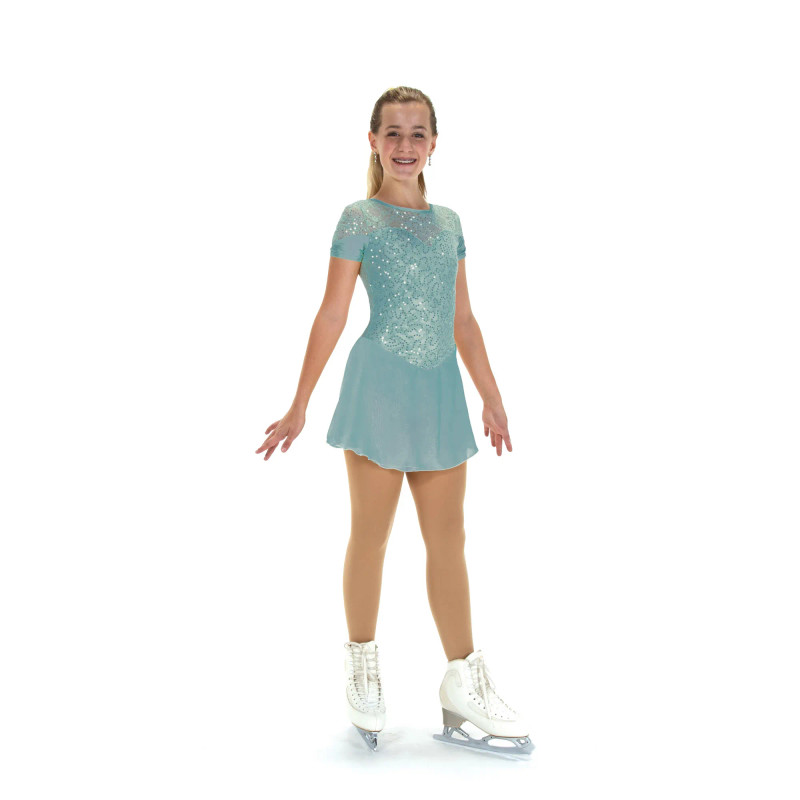 Jerry's Ice Skating Dress - 528 Softly Sequins (Sea Mist)
