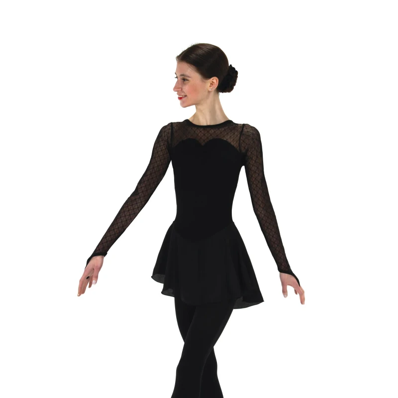 Jerry’s Ice Skating Dress – 93 Overmesh Dress – Black Size Adult Medium