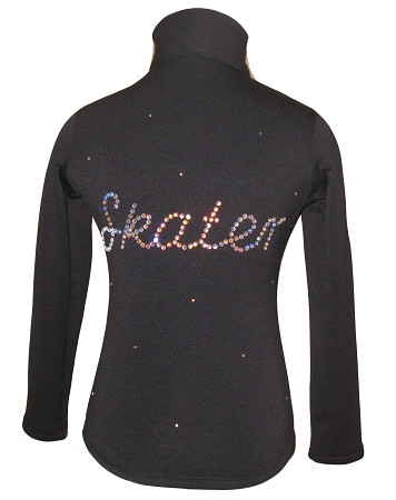 Ice Skating Jacket with Skater applique