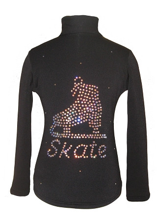 Black Jacket with Skate applique