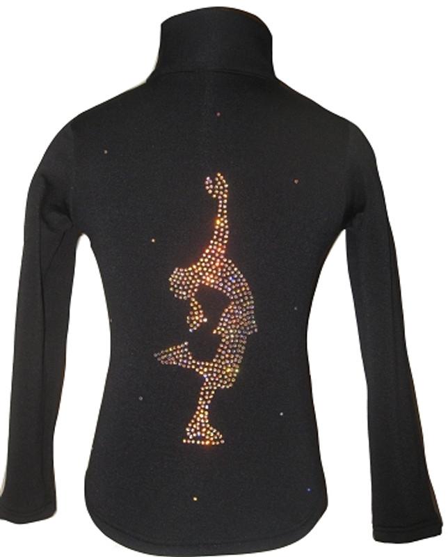 Ice skating Jacket with Layback applique