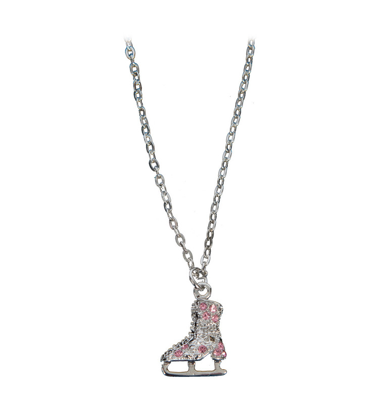 Jerry's #1280 Ice Skate Necklace (Pink)