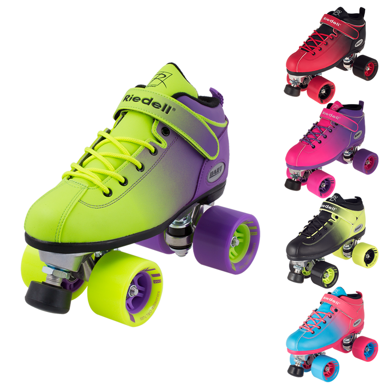 Riedell Quad Roller Skates - Dart Ombre- Fade Color