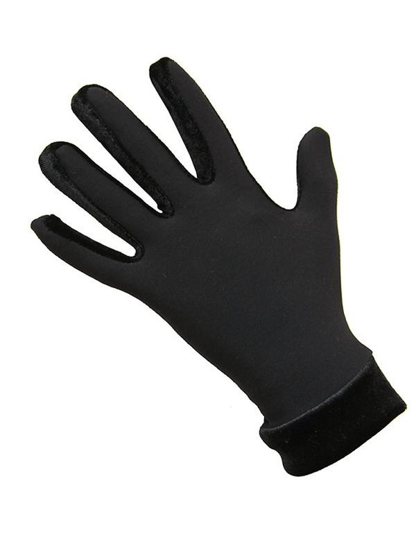 Icedress - Thermal Figure Skating Gloves with Velvet (Black)