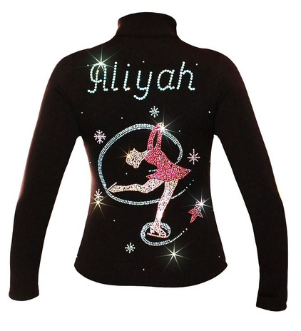 Chloe Noel Ina Bauer Love SKate Fleece Crystal Jacket – Ice Box Skating