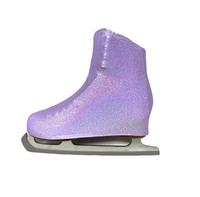 Metallic Figure Skating Boot Covers by Kami-So - Liliac Sparkle