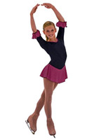 ChloeNoel DLS18-3/4 Sleeve Fleece with Sparkles Dress (15% OFF, Black/Plum Sparkle, CXS)