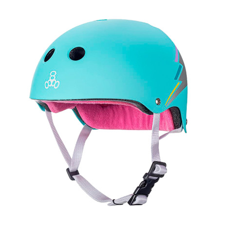 Triple Eight THE Certified Sweatsaver Rollerskating Helmet - Teal