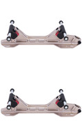 Powerdyne Quad Skate Plates - Arius Platinum